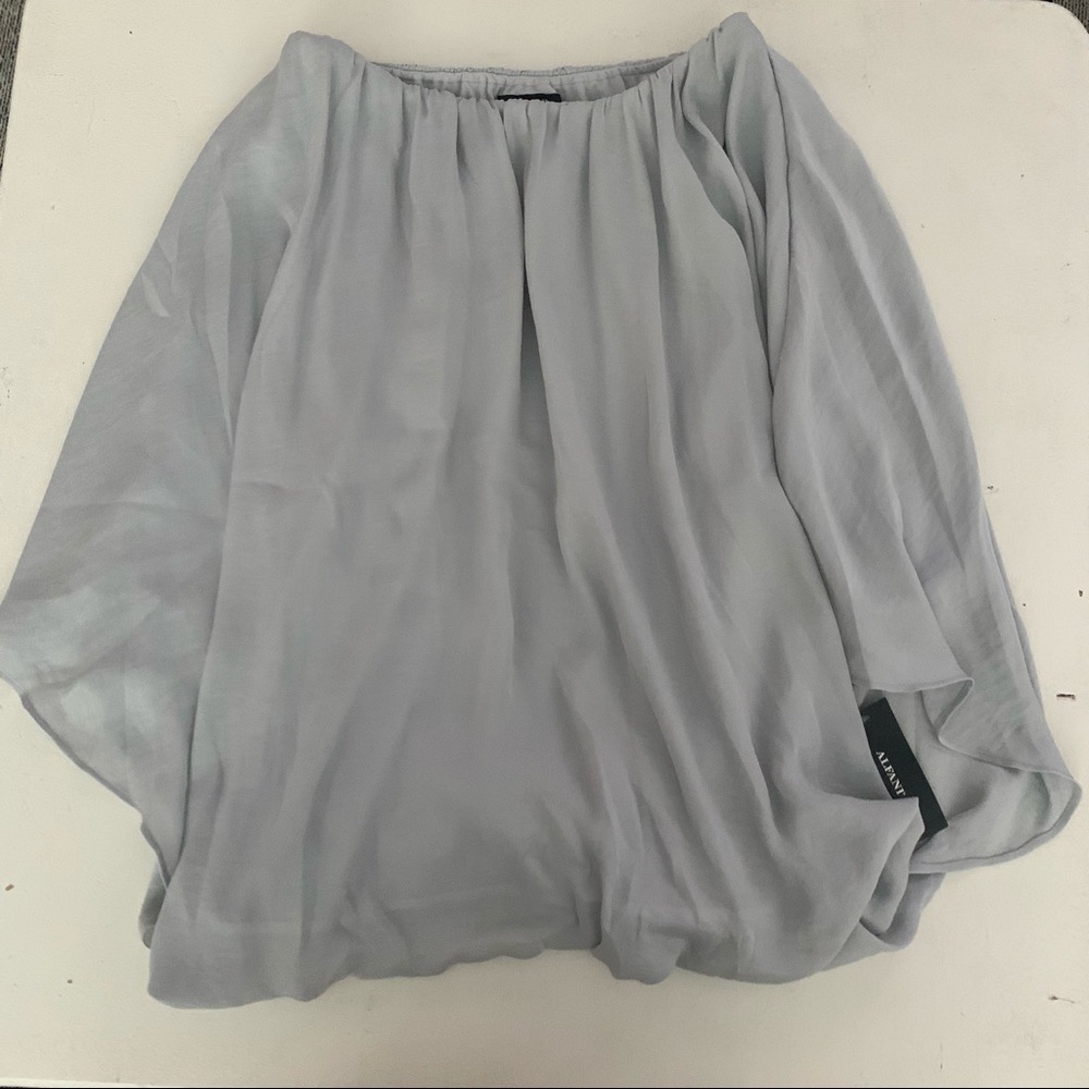 Brand New Alfani Light Blue Poncho like Shirt